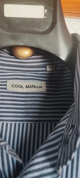 Camicia uomo COOL MAN tg 43 manica lunga