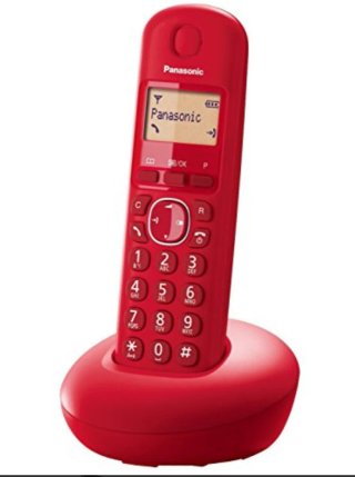 Teléfono Panasonic Rojo Inalámbrico