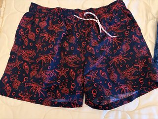 Bañadores hombre azul y rojo