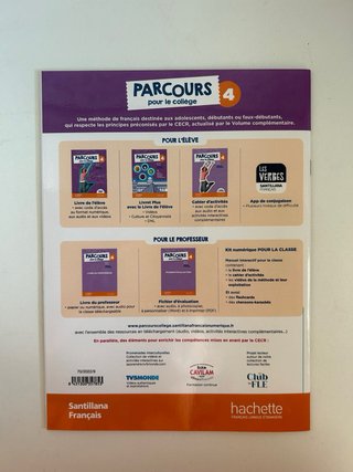 Libro frances Parcours B1 Nivel 4,Livre de l’élève
