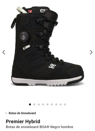 Botas de Snowboard DC Shoes Hombre Talla 44