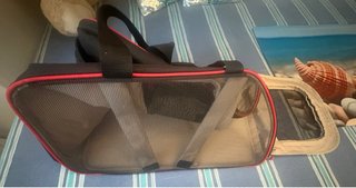 Trasportino Pet Around cane/gatto nero/marrone