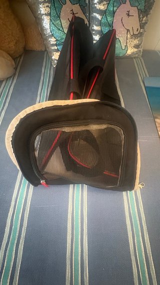 Trasportino Pet Around cane/gatto nero/marrone