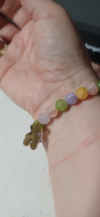 Pulsera Bolas Osito Acero 316L