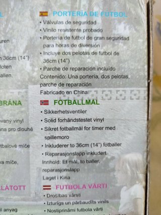 Portería de fútbol Bestway