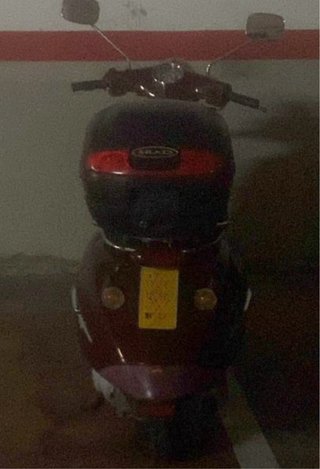 Moto Scooter 50cc Bajo Consumo Rojo