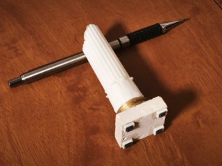 Portalápices e inciensario singular artesanal