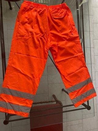 Pantalón de trabajo naranja reflectante