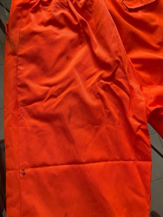 Pantalón de trabajo naranja reflectante