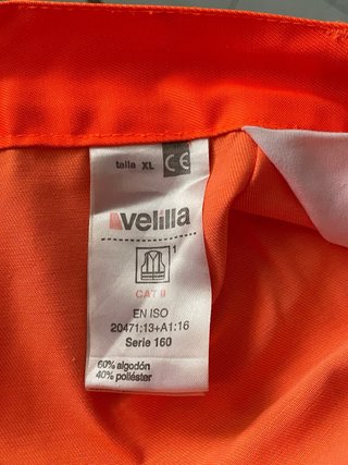 Pantalón de trabajo naranja reflectante
