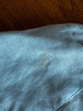 Liu Jo Camicia in Lino Taglia 43 Uomo Azzurro Chia
