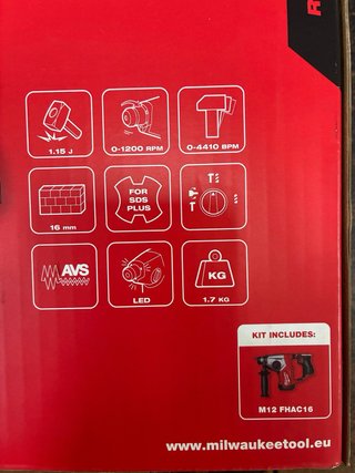 Tassellatore Milwaukee M12 FHAC16
