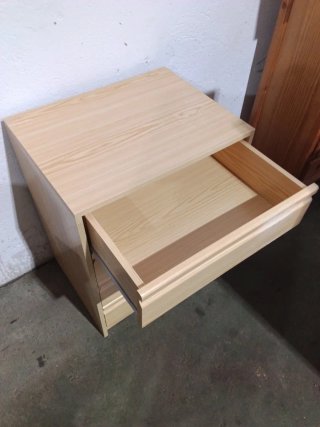 Cómoda de madera 60x46x75 cm