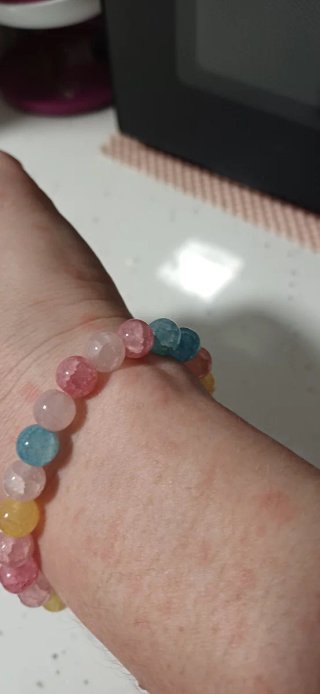 Pulsera bolitas osito acero 316L inoxidable