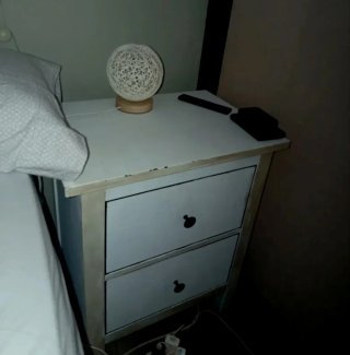 Cabecero 1.60 + 2 Mesitas Ikea