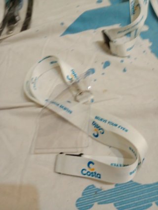 Costa Crociere 2 portachiavi + 2 lacci porta badge
