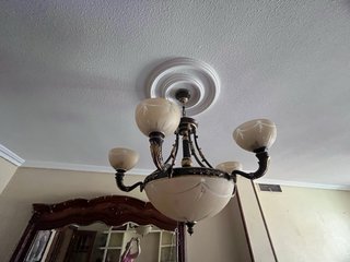 Conjunto 2 Lámparas Techo Cristal Clásico