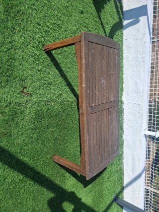 Conjunto Muebles Jardín Madera