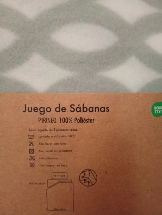 Juego Sábanas Pirineo 90cm