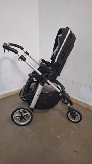 Carrito Bebé Silver Cross Negro Completo