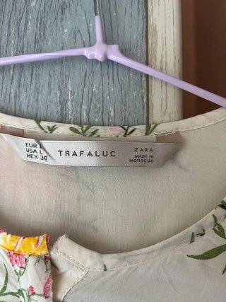 Blusa Zara Estampado Floral T. L
