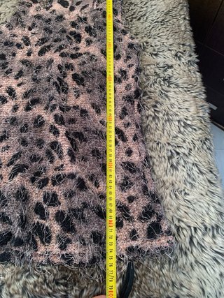 Top sin mangas estampado leopardo
