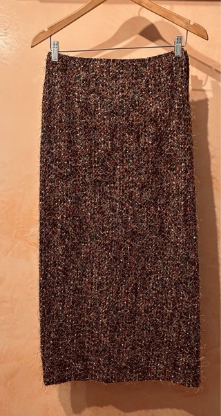 Conjunto jersey sin mangas y falda 3/4