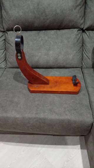 Soporte Jamonero Madera y Metal