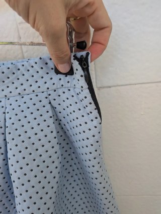 Falda lunares Bershka
