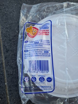 600 piatti piattini frutta dessert plastica riutil