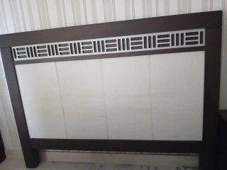 Cabezal de cama madera maziza