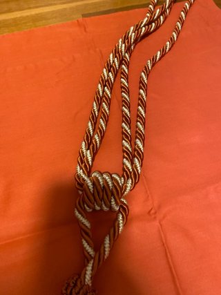 2 fundas cojín y 4 cordones cortina