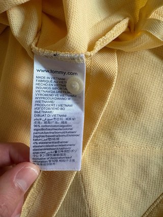 Polo Tommy Hilfiger Hombre Talla M Amarillo