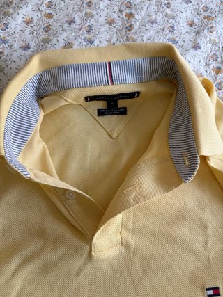 Polo Tommy Hilfiger Hombre Talla M Amarillo