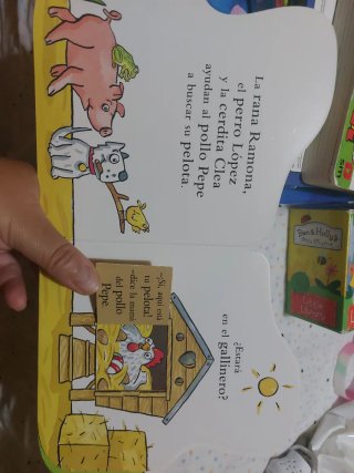 El pollo Pepe quiere jugar y Mi pequeño cerdo.