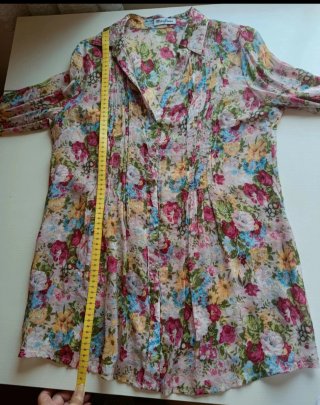 Blusa/camisa floral vintage Miss Swan