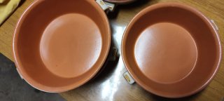 5 Ciotole Terracotta ICAP Gualdo Tadino