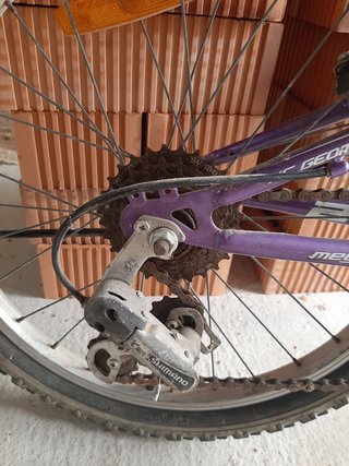 Bicicleta infantil Megamo morada