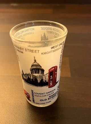 Vaso chupito souvenir Londres