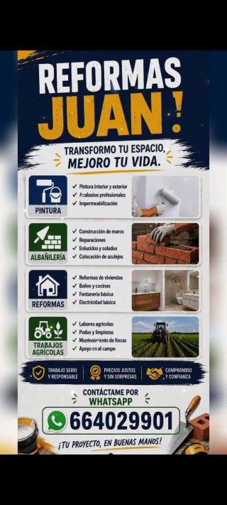 Servicios de Reformas y Trabajos Agrícolas