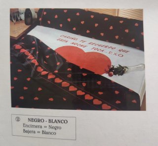 Juego de sábanas Las Sábanas del Amor