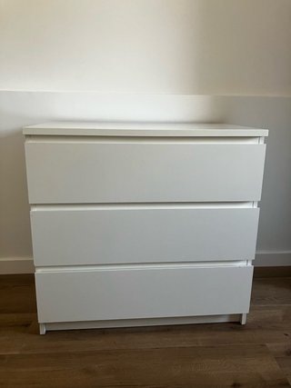 Cajonera MALM Ikea Blanca