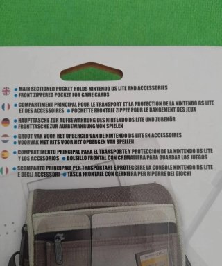 NUEVA. Funda bandolera Nintendo DS Deluxe Game Tr