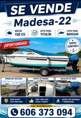 Barco Madesa-22 Motor 150 CV