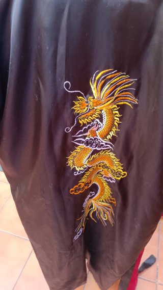 2 Batas Chinas Seda Reversibles