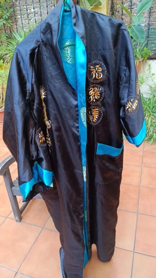 2 Batas Chinas Seda Reversibles