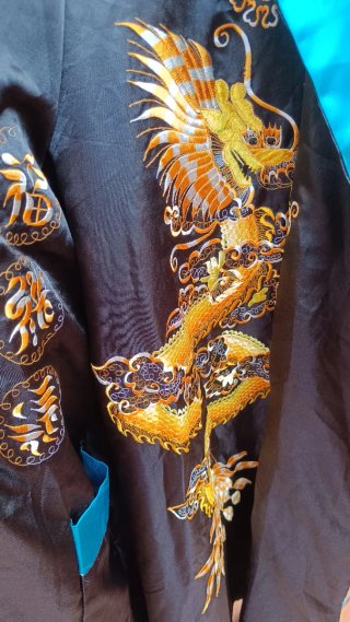 2 Batas Chinas Seda Reversibles