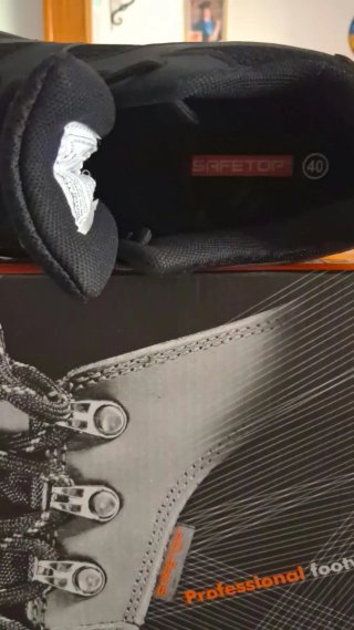 Botas de seguridad SAFETOP hombre negras