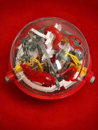 Laberinto 3D Bola con Canica