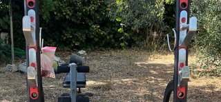 Soporte / Rack para Barra de Pesas Domyos 500